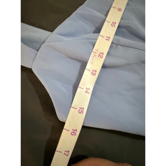 NWT After Six CONTOURED WIDE STRAP SWEETHEART MAXI DRESS IN SKY BLUE SZ 8R - Picture 10 of 11